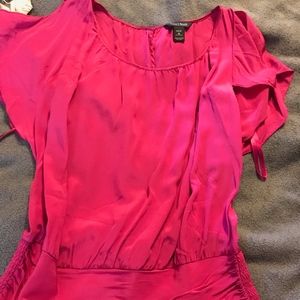 Hot pink SILK top
